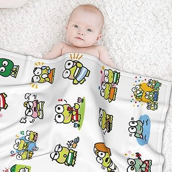 Amazon｜けろけろけろっぴ ベビー 赤ちゃん 毛布 ブランケット